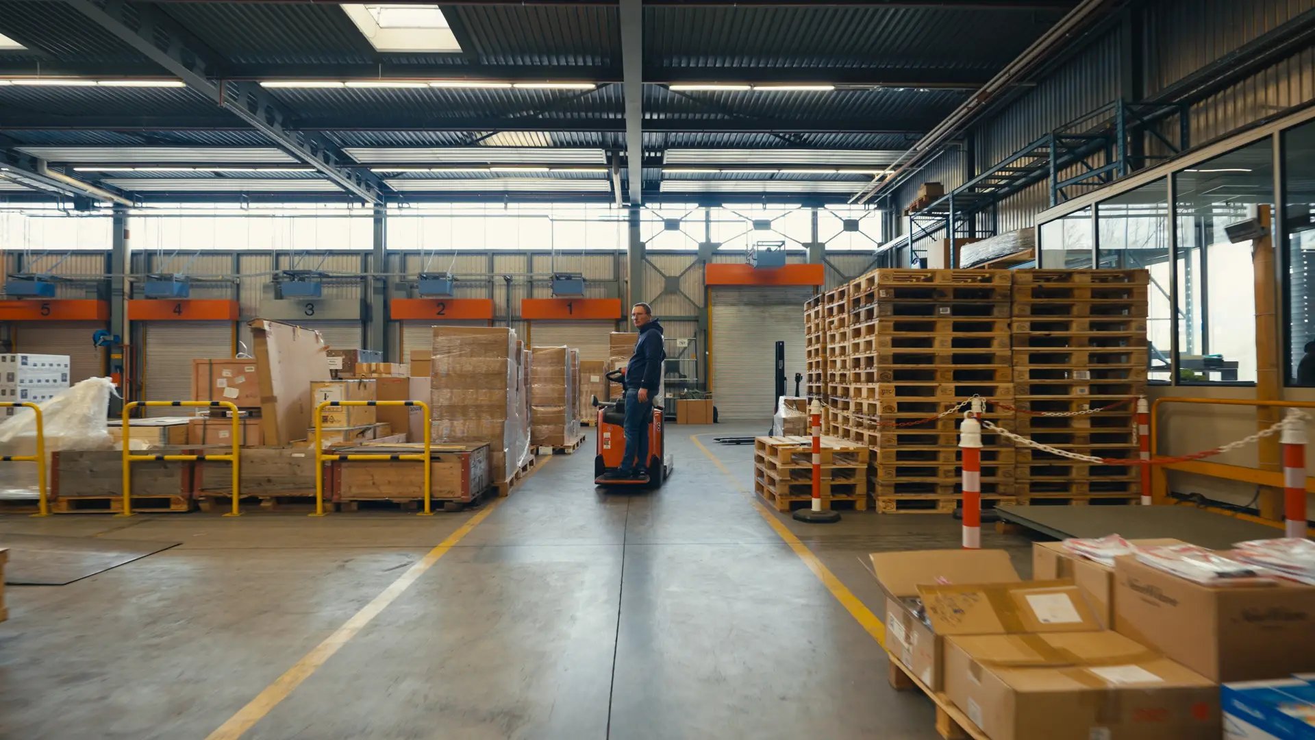 Photo du centre logistique du MIC